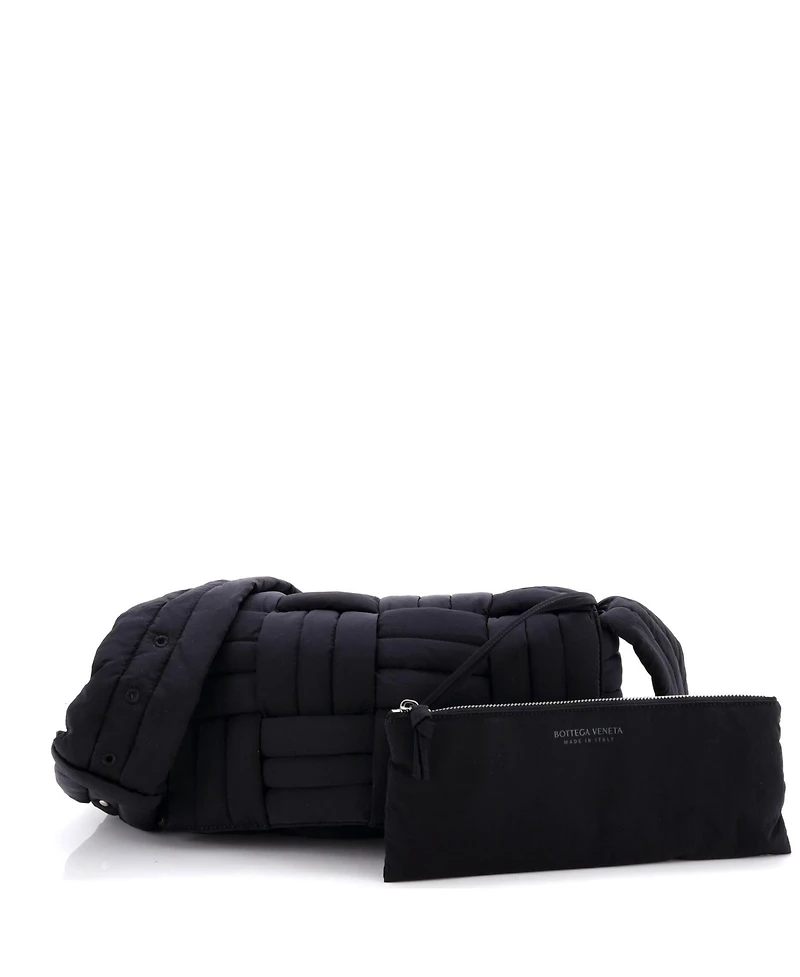 Pre-Owned Bottega Veneta Padded Tech Cassette Crossbody Bag Intrecciato Nylon