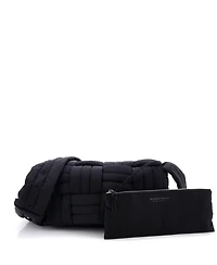 Pre-Owned Bottega Veneta Padded Tech Cassette Crossbody Bag Intrecciato Nylon
