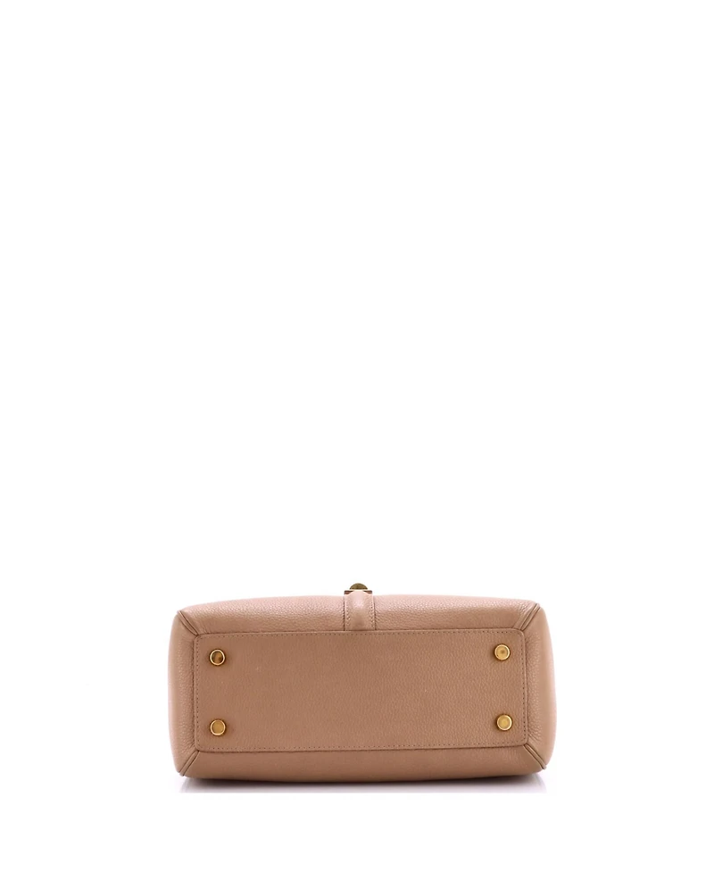 Pre-Owned Celine Small 16 Top Handle Bag Grained Calfskin