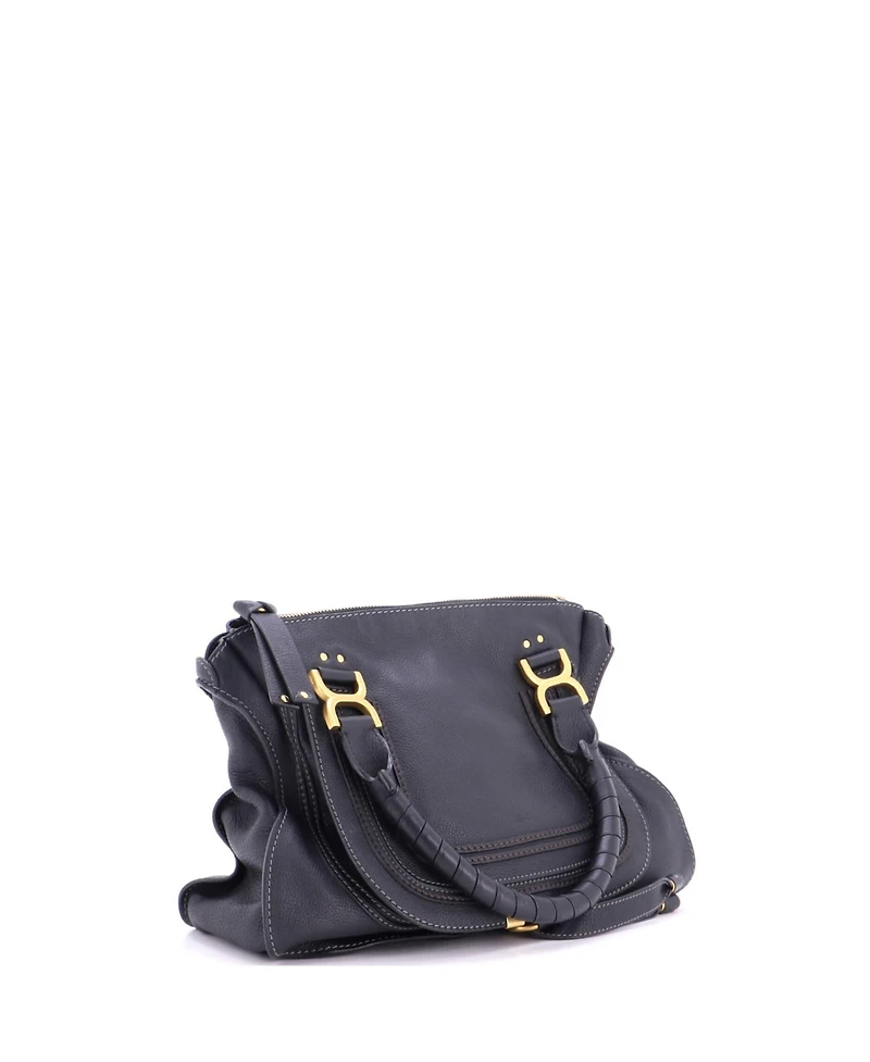 Pre-Owned Chloe Medium Marcie Shoulder Bag Leather