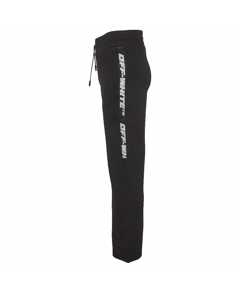 Pre-Owned Off-White Men's Jersey Side Logo Band Track Pants