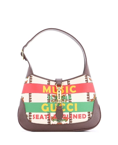 Pre-Owned Gucci Small 100 Jackie 1961 Hobo Limited Edition Canvas
