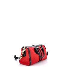 Pre-Owned Gucci Medium Ophidia Boston Bag Suede
