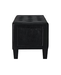 Flynama Linen Storage Ottoman Bench