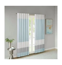 Avobird Polyoni Pintuck Curtain Panel Only 1 Pc Panel