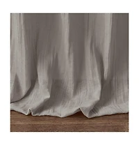 Avobird Solid Crushed Curtain Panel Pair 2 Pcs Window Panels