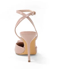 Berness Women's Cindee Patent Buckle Stiletto Pumps