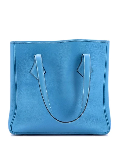 Pre-Owned HERMES 32 Victoria Ii Cabas Clemence