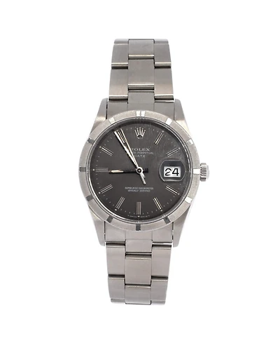 Pre-Owned Rolex Oyster Perpetual Date Automatic Watch in Stainless Steel 34mm