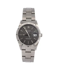 Pre-Owned Rolex Oyster Perpetual Date Automatic Watch in Stainless Steel 34mm