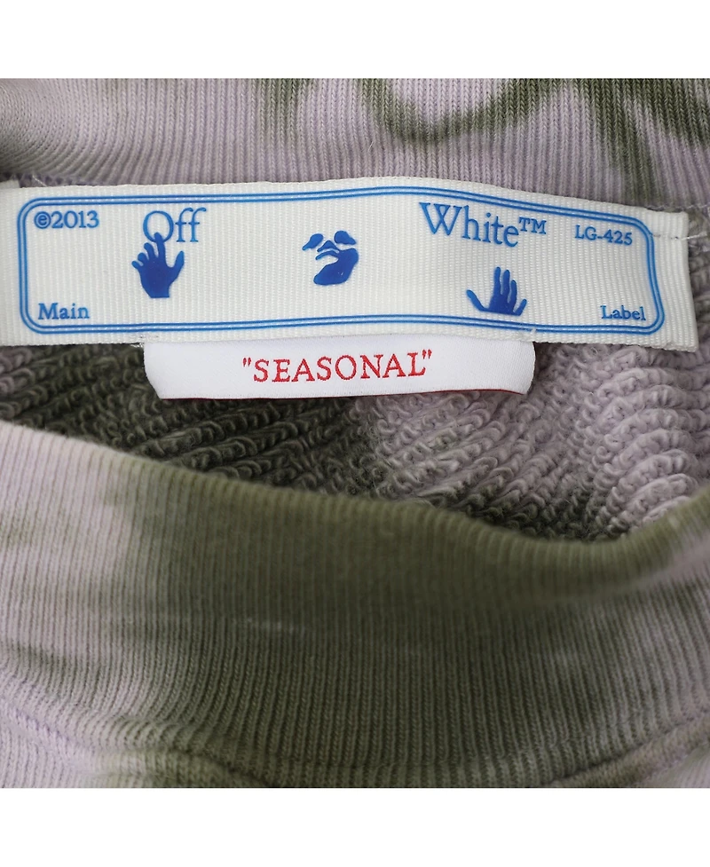 Pre-Owned Off-White Women's Tie Dye Cotton Knit Crew Neck Sweatshirt