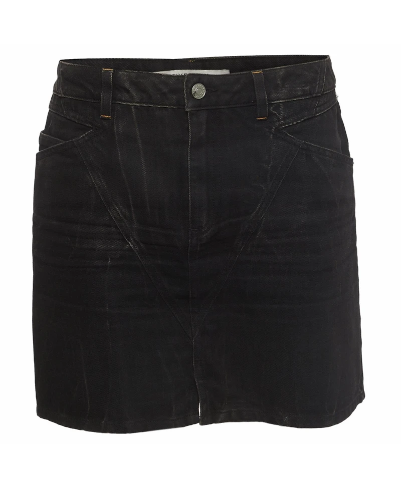 Pre-Owned Givenchy Women's Denim Marble Washed Mini Skirt