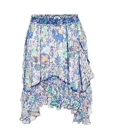 Pre-Owned Isabel Marant Women's Multicolor Print Crepe Viviane Skirt