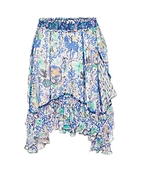 Pre-Owned Isabel Marant Women's Multicolor Print Crepe Viviane Skirt