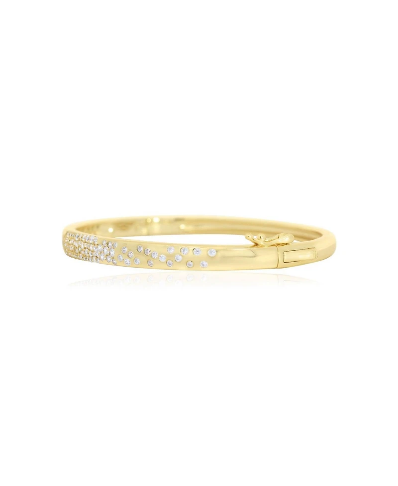 The Lovery Cz Confetti Bangle 14K Gold-Plated Sterling Silver