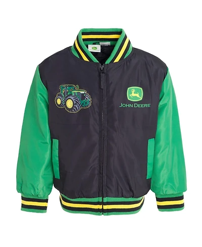 John Deere Little Boys (6 - 8) Varsity Bomber Jacket