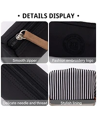 Danrong Small Pencil Case Pouch Stationery Pen Bag Office Supplies