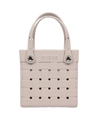Crocs Women's Woven Style Crossbody Tote with Top Handles and Removeable Strap