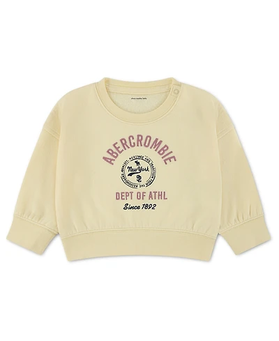 abercrombie kids Baby Girls' Sporty Logo Sweatshirt