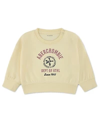abercrombie kids Baby Girls' Sporty Logo Sweatshirt