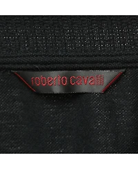 Pre-Owned Roberto Cavalli Big & Tall Patterned Cotton Polo T-Shirt