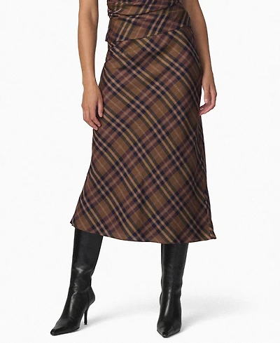 Joe's Jeans Women's The Ines Plaid Midi Skirt