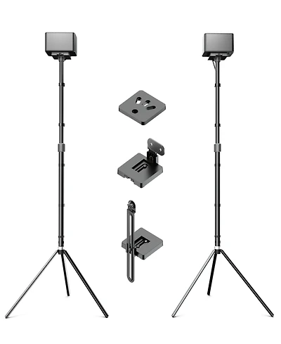 Ultimea Height-Adjustable Speaker Stands Pair, 24.4" To 36.6"