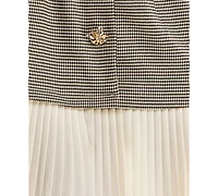 Seni & Cade Juniors' Collared Blazer Dress