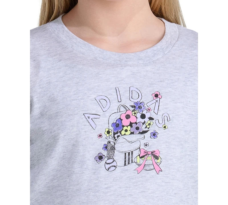 adidas Girls' 8-16 Long-Sleeve T-Shirt