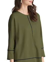 Jones New York Women's Crewneck Tunic