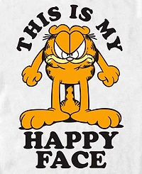 Fifth Sun Men's Garfield Happy Face T-Shirt