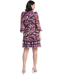 Jessica Howard Women's Tie-Neck Dress