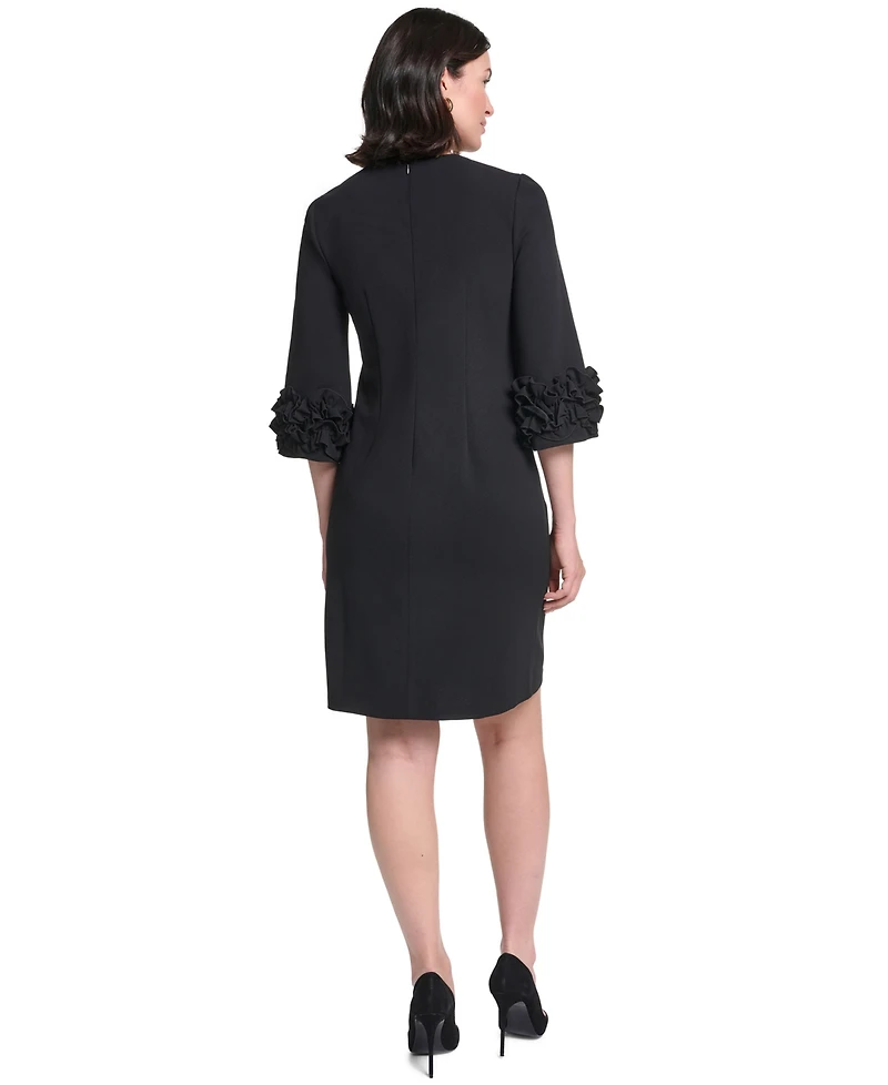 Jessica Howard Women's Crew Neck Shift Dress
