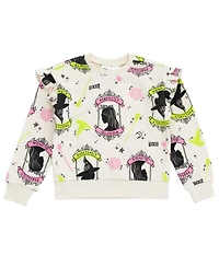 Wicked Toddler Girls (2T - 4T) 2-Piece Fleece Sweatshirt and Flare Leggings Set