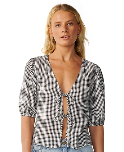 Rip Curl Women's Vibe Surf Tie-Front Top