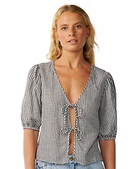 Rip Curl Women's Vibe Surf Tie-Front Top
