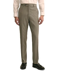 B by Brooks Brothers Men's Wool-Blend Stretch Regular-Fit Suit Separates Pant