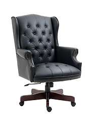 Streamdale Furniture Ergonomic Executive Office Chair - Thick Padded Pu Leather Desk Chair