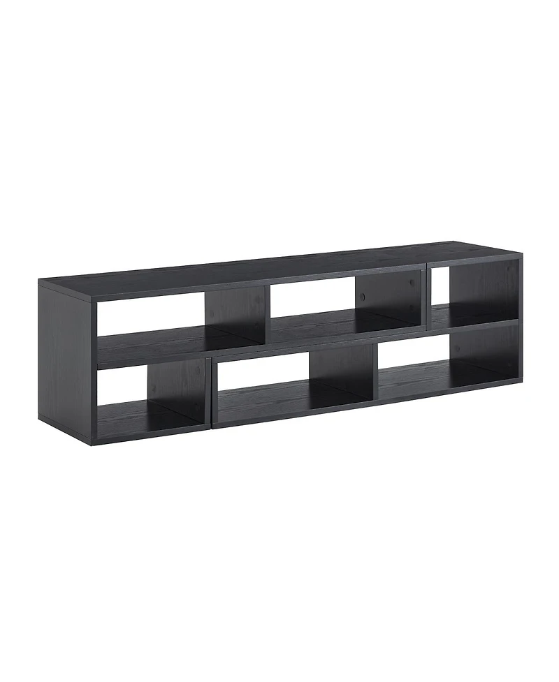 Streamdale Furniture Adjustable Modular Tv Stand with Open Storage and Multi-Compartments