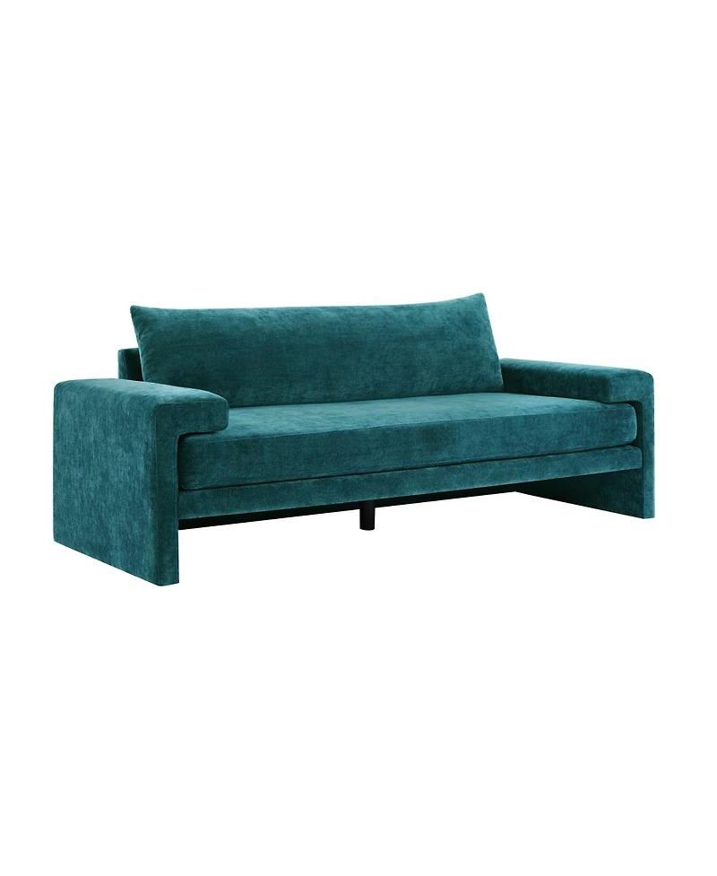 Streamdale Furniture Chenille Upholstered 3-Seater Sofa with Wide Armrests