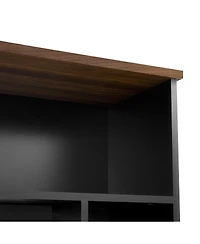 Streamdale Furniture 95.5" Wall Unit Entertainment Center with Electric Fireplace