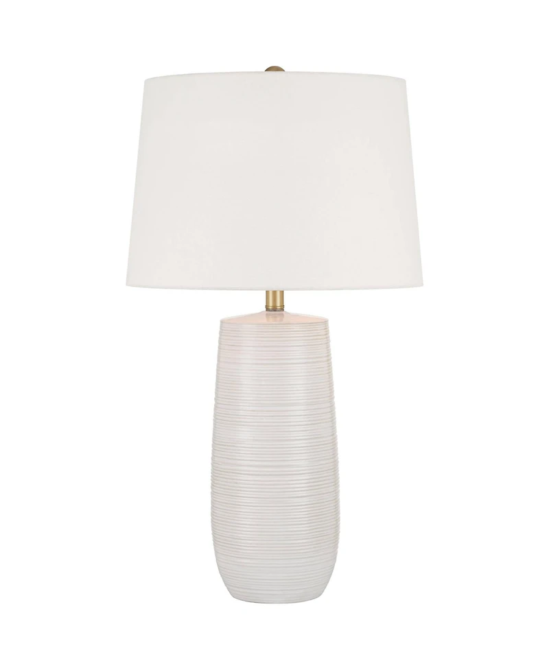 360 Lighting Kerry 28 1/2" High Light Stripes Ceramic Table Lamp