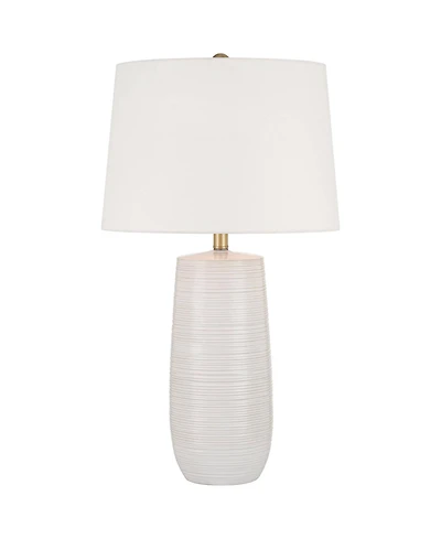 360 Lighting Kerry 28 1/2" High Light Stripes Ceramic Table Lamp
