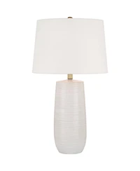 360 Lighting Kerry 28 1/2" High Light Stripes Ceramic Table Lamp
