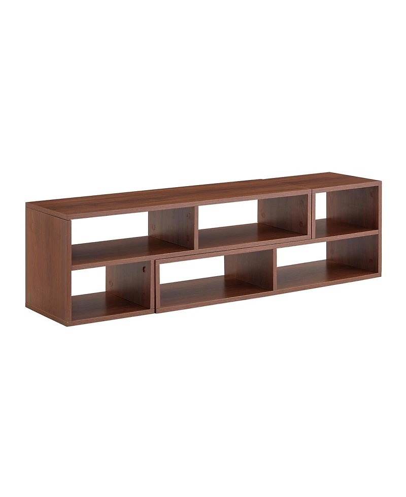 Streamdale Furniture Modular Tv Stand, Adjustable Open Storage Media Console