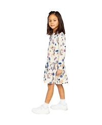 Deux par Toddler Girl (2T-5T) French Terry Dress Unicorn Print