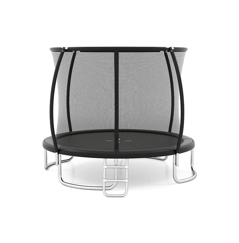 Ruie 12 ft Outdoor Heavy-Duty Recreational Trampoline with Safety Enclosure Net