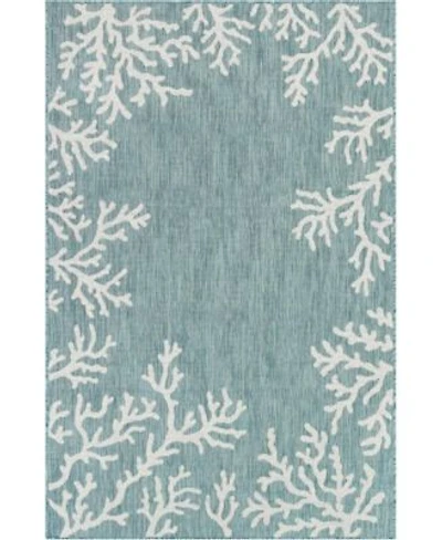 Liora Manne Carmel Coral Border Rug