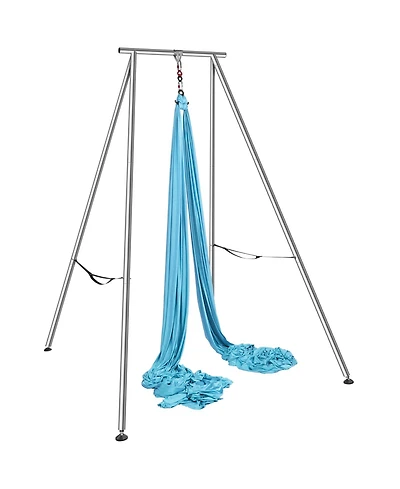 Vevor Yoga Swing Stand Hammock Aerial Silk Kit 551.15 lbs Load Yoga Frame