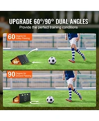 Vevor 32"X12" Soccer Rebounder Board Portable Soccer Wall with 2 Angles Rebound